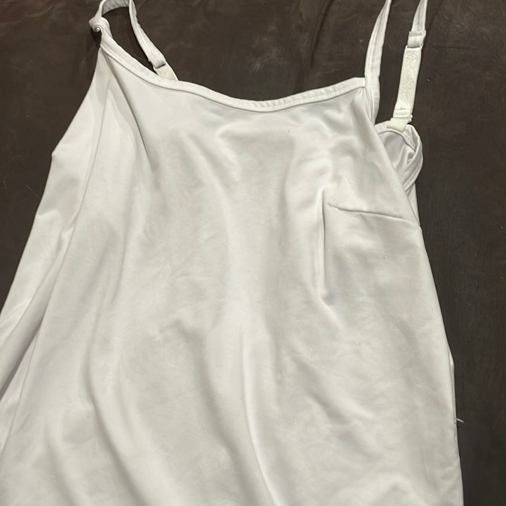 White silk t shirt